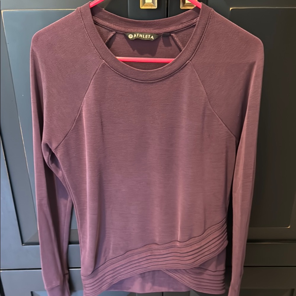 Athleta Women's Purple Long Sleeve Top